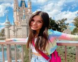 Habel went to visit Disney's Magic kingdom in March of 2020.